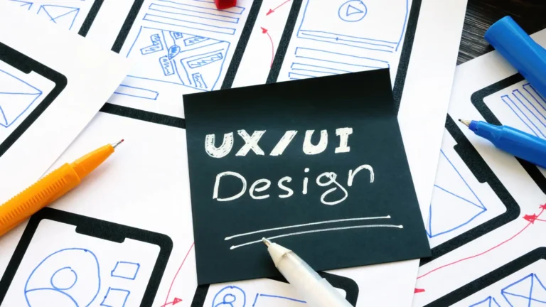 un dessin qui illustre ux/ui