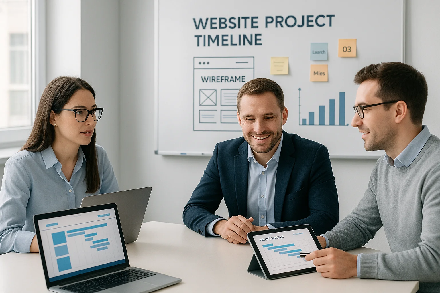 Délai création site web : durée et étapes clés