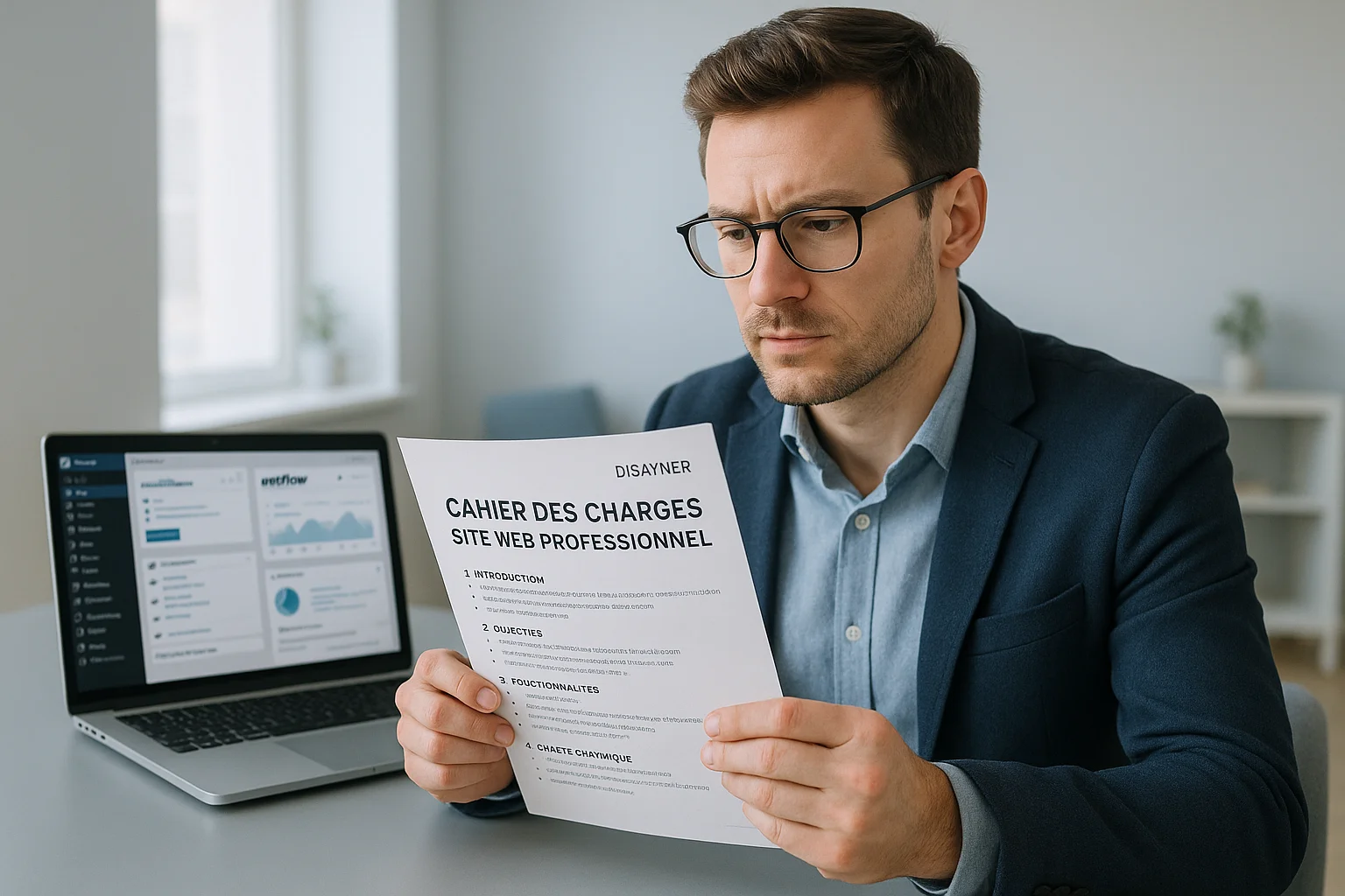 Exemple Cahier des Charges Site Web Professionnel