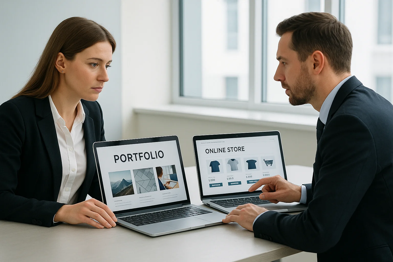 Site vitrine vs site e-commerce : choisir efficacement