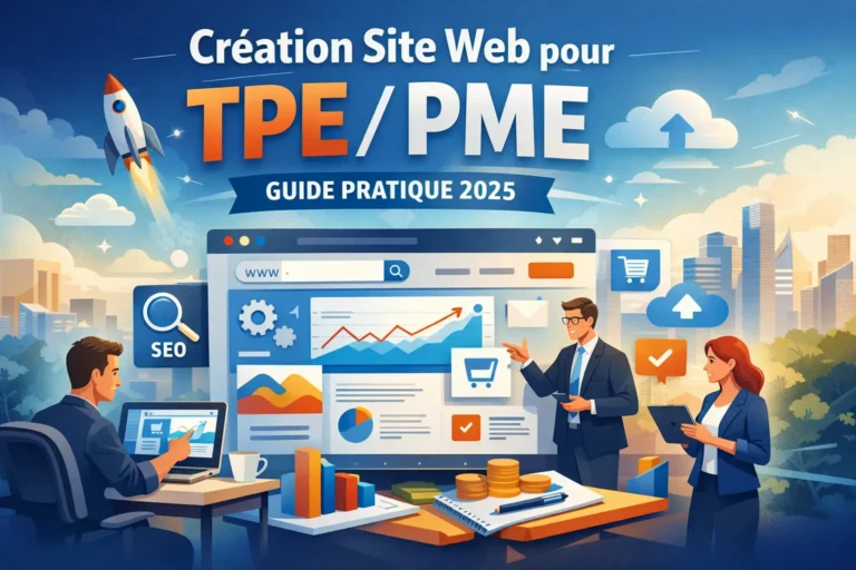 illustratin de creation de site